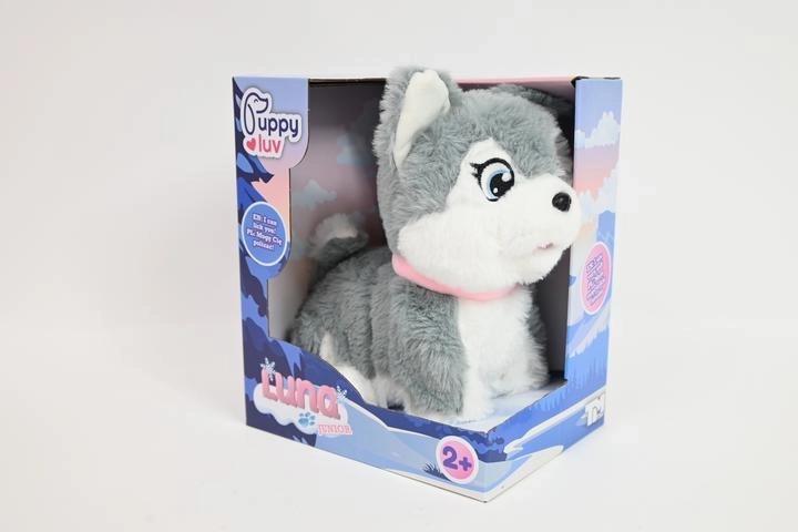TMT cagnolino interattivo di peluche Luna (cucciolo di husky)