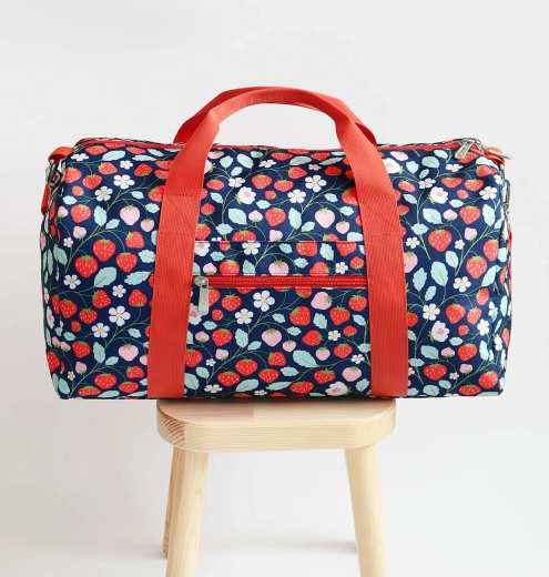Borsa da viaggio per bambini A Little Lovely Company – Fragole