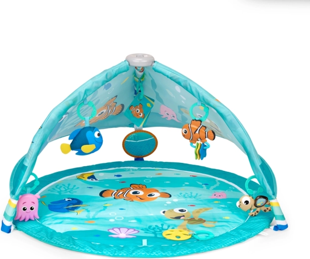 Tappeto gioco Bright Starts per lo sviluppo della motricità e dei sensi Disney Baby Alla ricerca di Nemo Pop ’N Wiggle