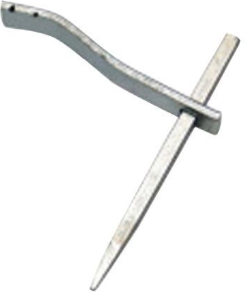 Gancio per facciata zincato 140 mm