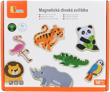 Magneti in legno animali selvatici Viga