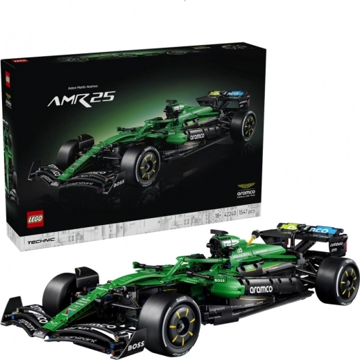 LEGO Technic Aston Martin Aramco AMR25 – monoposto F1