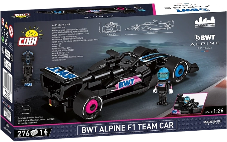 Stampe senza adesivi e minifigure del pilota nella confezione