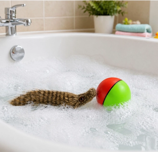 Divertimento anche nella vasca da bagno