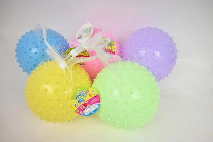 Pallone da massaggio pastello con rilievi 23 cm