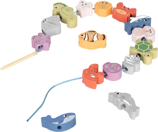 Infilatura di forme marine per la motricità fine