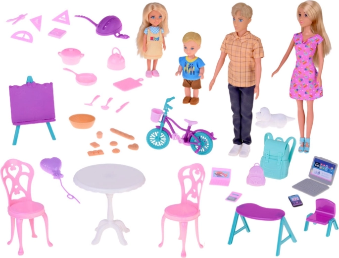 Famiglia completa per il gioco di ruolo