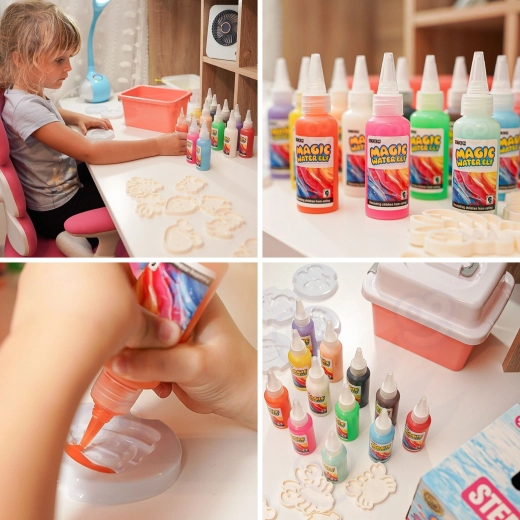 Le proprie figure colorate in gel