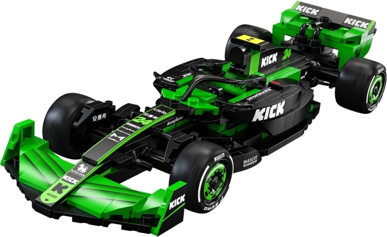 CaDA KICK Sauber F1® Team C44 2024 set da costruzione verde