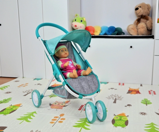 Passeggino realistico per bambole