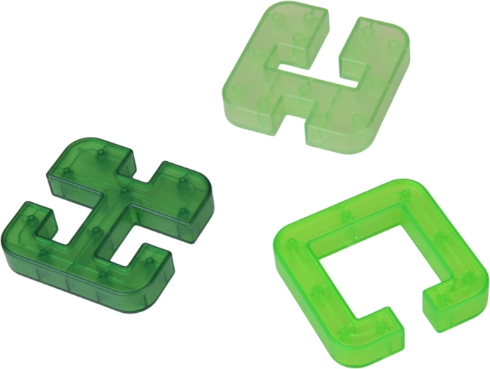 Tre pezzi, un unico lucchetto ingegnoso