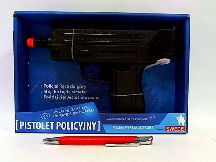 Pistola giocattolo per bambini con suoni in polacco