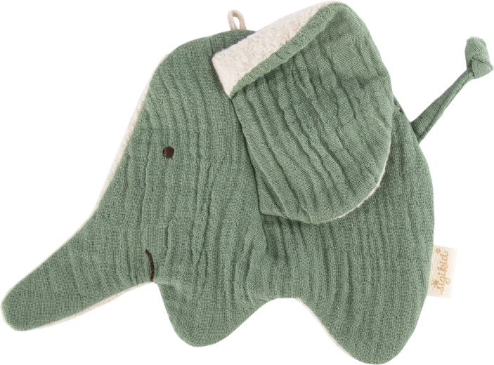 Sigikid doudou in mussola a forma di elefante con fruscio