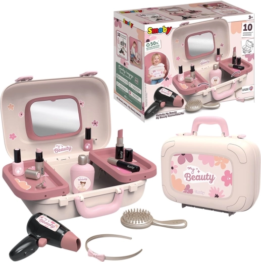 My Beauty valigetta cosmetica con specchio e accessori