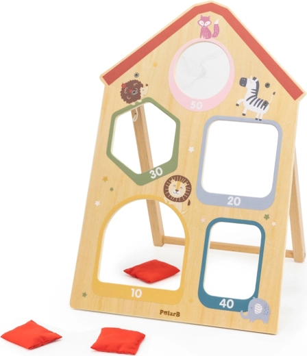 Viga PolarB gioco di lancio in legno al bersaglio
