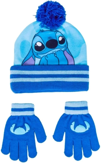 Set di cappello e guanti per bambini Lilo e Stitch