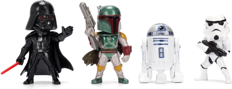 Quattro personaggi iconici di Star Wars