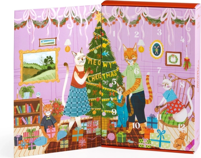 Libro apribile con 12 finestrelle