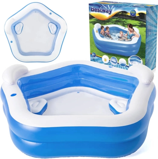 Piscina gonfiabile familiare Bestway 213 x 206 x 69 cm