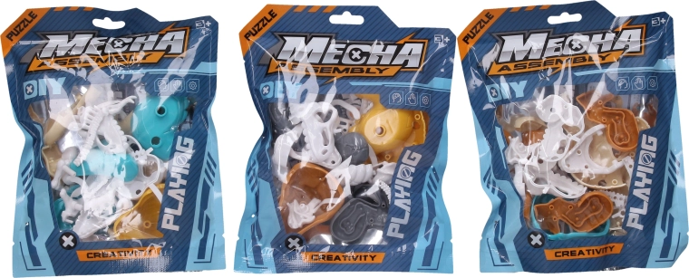 Kit di costruzione dinosauro 11 cm - 1 pezzo