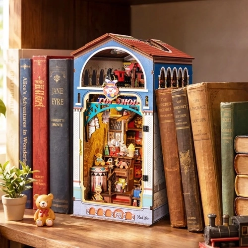 Affascinante miniatura di un negozio di giocattoli