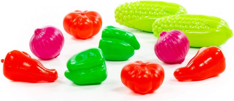 10 pezzi di verdure per la cucina dei bambini