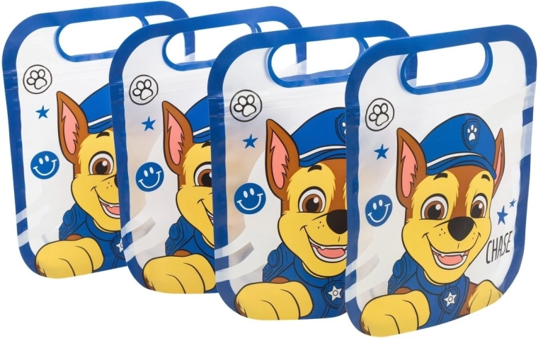 Set di sacchetti richiudibili PAW PATROL, 4 pz