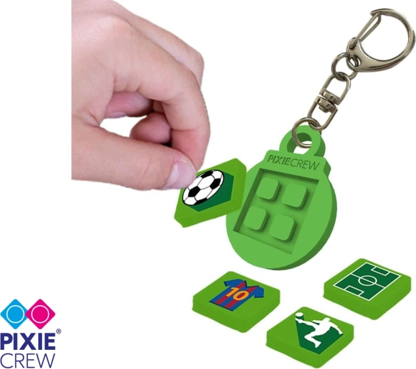 Pixie Crew portachiavi rotondo verde