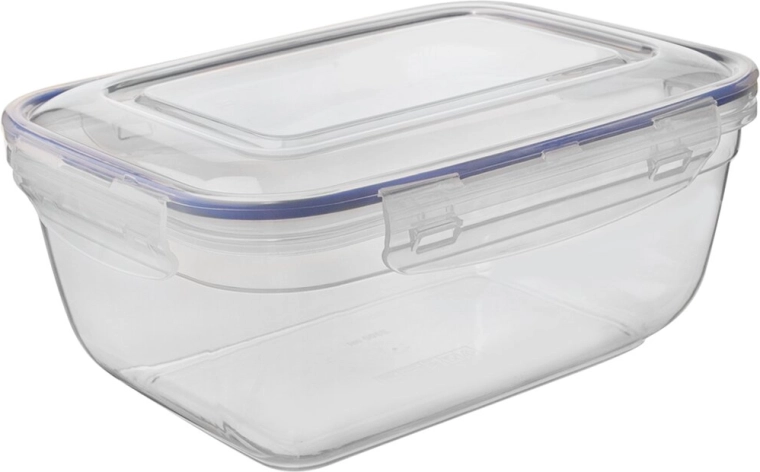Prim contenitore in plastica con chiusura ermetica, rettangolare 1,4 l