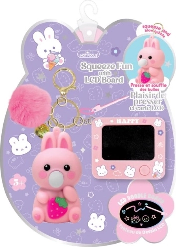 Portachiavi Hot Focus con mini display LCD coniglietto