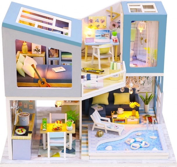 2Kids Toys miniatura casa villa – Blu