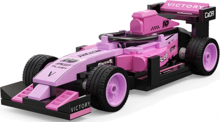 Speciale da circuito rosa con dettagli realistici