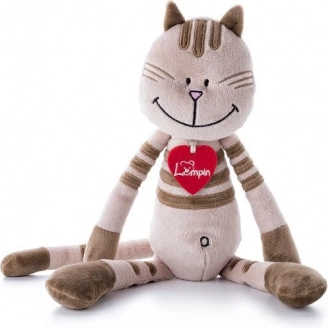 Gatto di peluche beige