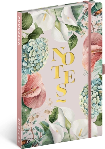 NOTIQUE taccuino rigato Giglio 13 × 21 cm