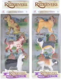 Set di cagnolini in plastica 3 pz
