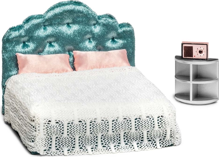 Letto matrimoniale di lusso con biancheria da letto