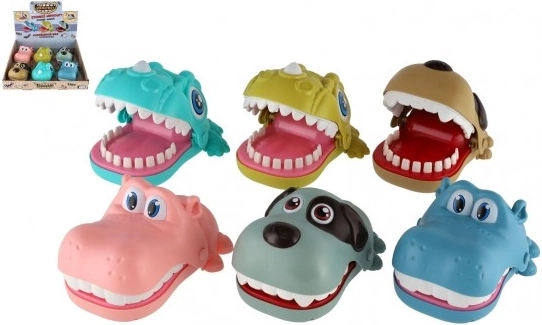 Gioco divertente con morsi alle dita animaletto 12x16cm