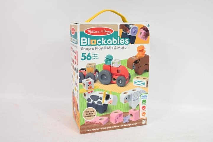 Melissa & Doug Blockables in fattoria – costruzioni in legno
