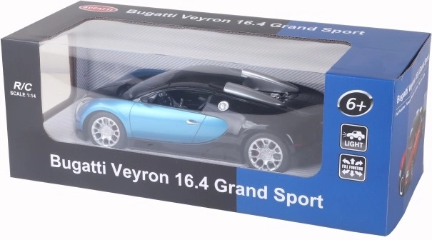 Auto rc bugatti veyron 1:14 rosso o blu
