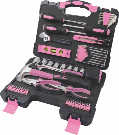 Set di attrezzi LADY FDG in valigetta, 53 pezzi