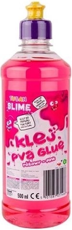Colla PVA rosa TUBAN 500 ml per la creazione di slime