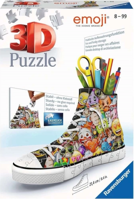Ravensburger puzzle 3D sneaker Emoji 108 pezzi