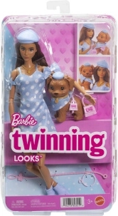 Barbie Twinning Looks bambola e cagnolino con accessori