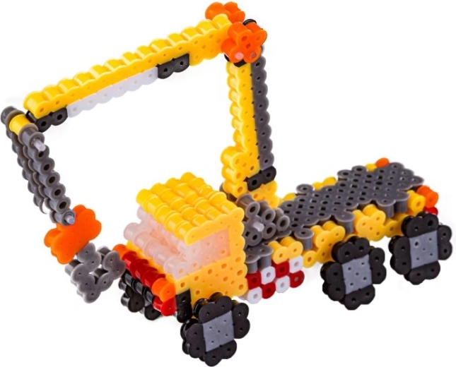 Modello 3D di un camion con gru