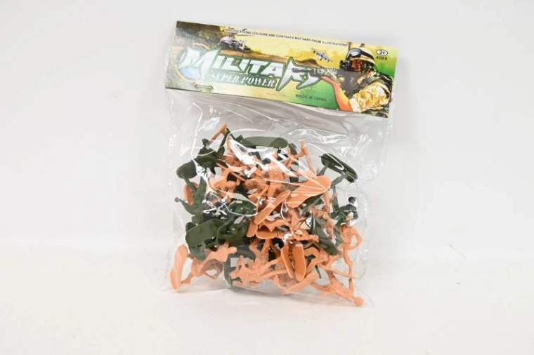 Set di soldatini di plastica 36 pz (2 colori)