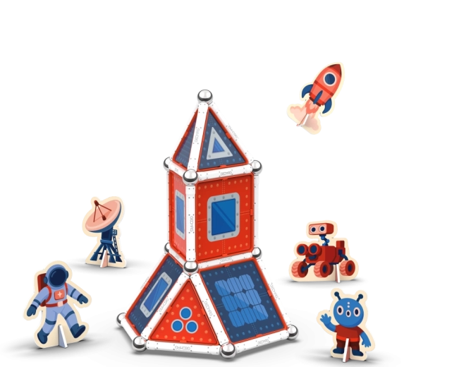 Collegamento magnetico per modelli 3D stabili