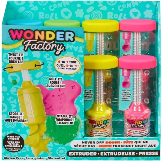 Estrusore creativo per plastilina che non si secca mai WONDER FACTORY