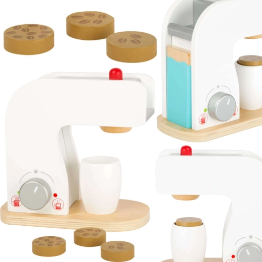 Macchina da caffè giocattolo in legno Small Foot per bambini