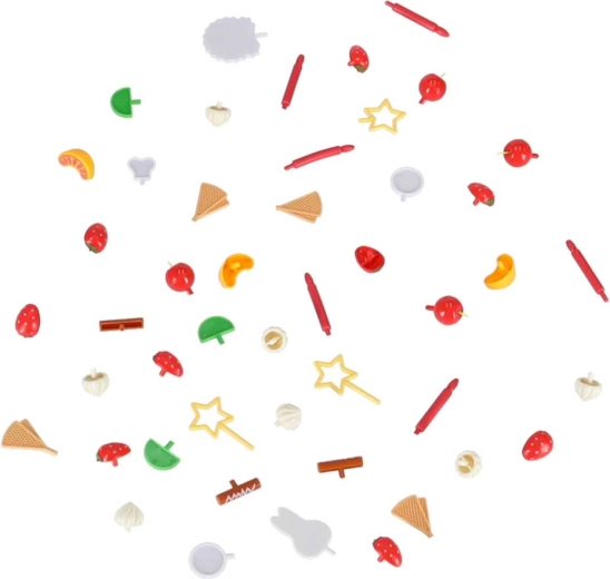 Ricco set da 75 pezzi per decorare e servire