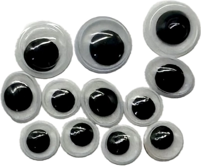 Decora le creazioni con glitter e occhi mobili